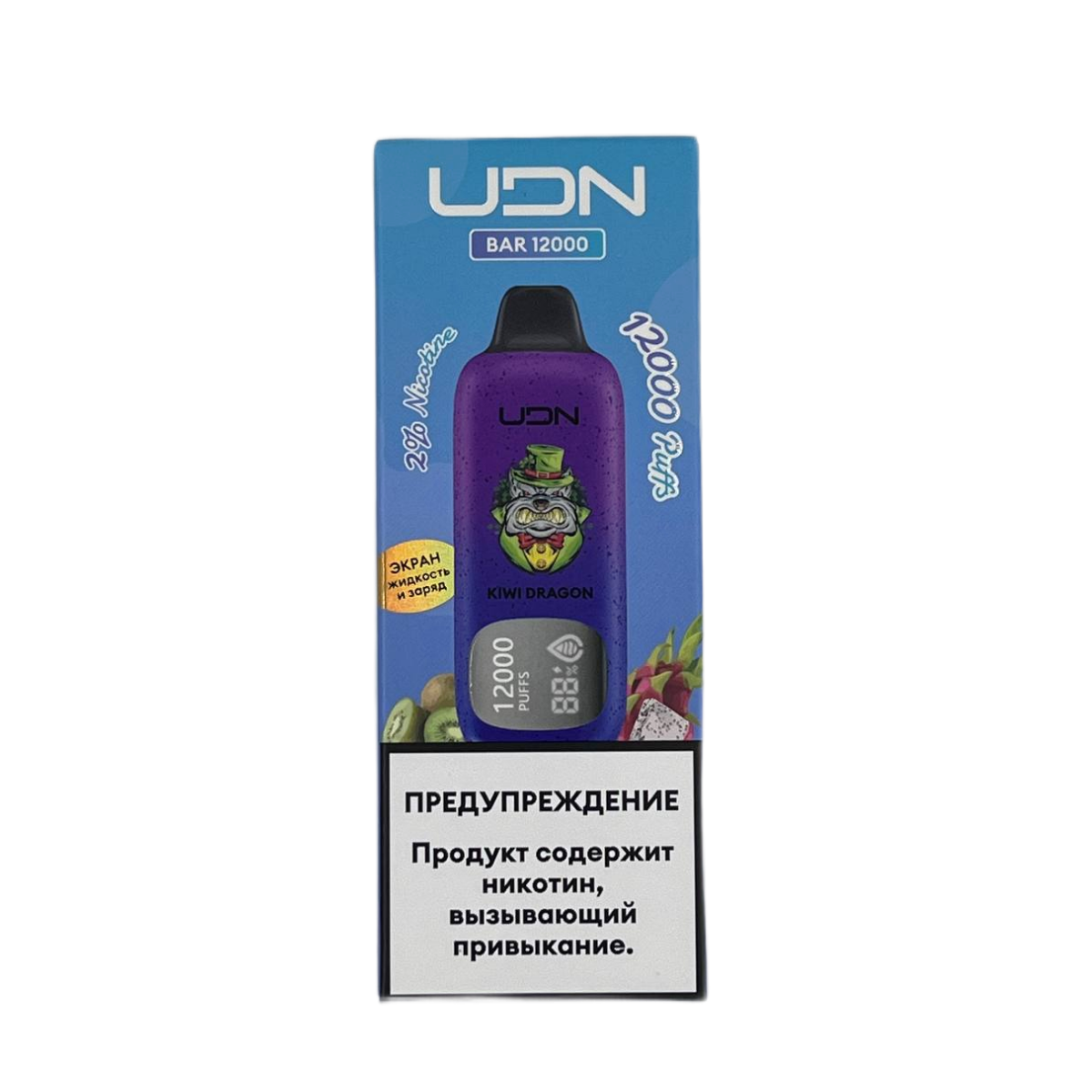 UDN BAR 12000 Киви дракон 2%