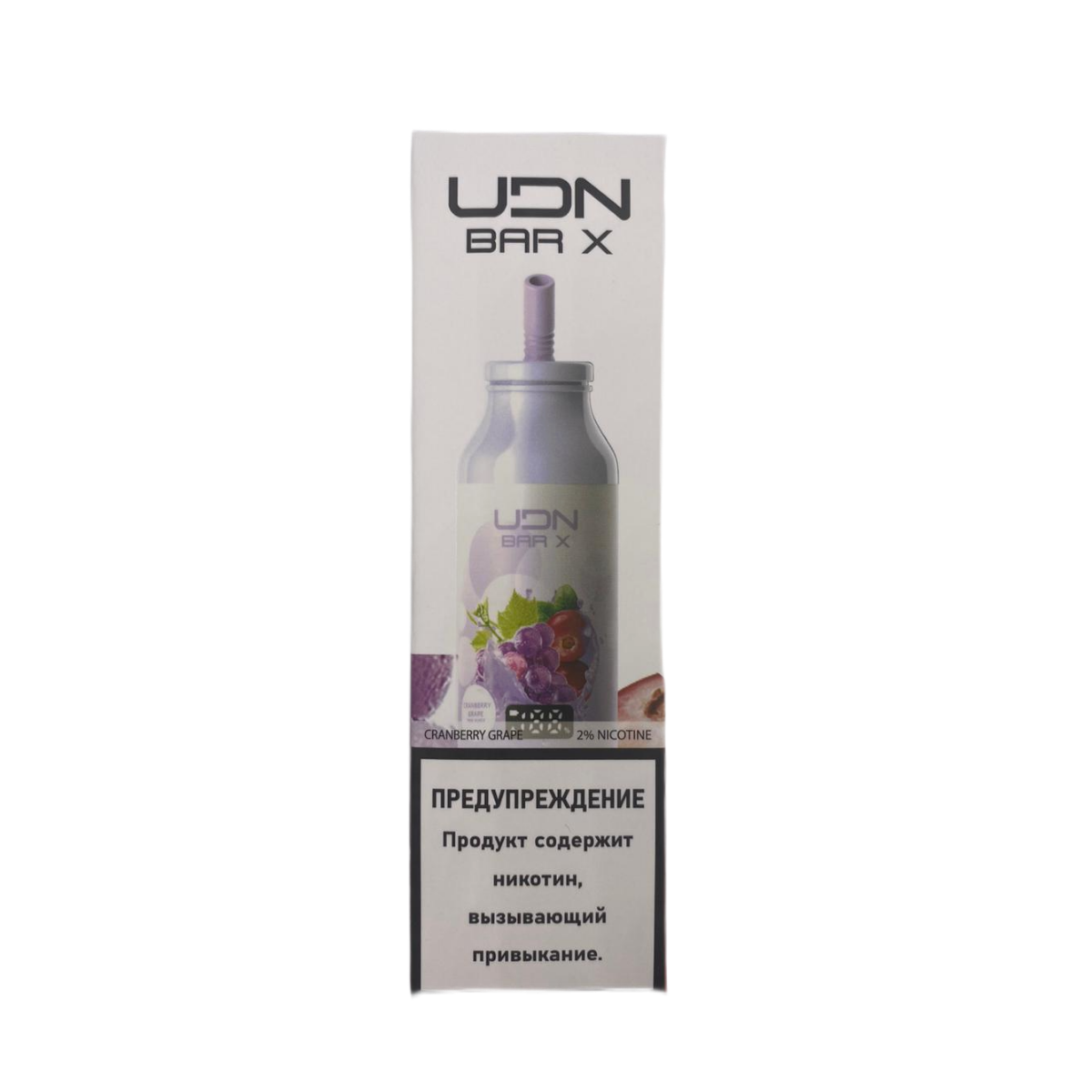 UDN BAR X 7000 NEW LED Клюква виноград 2%