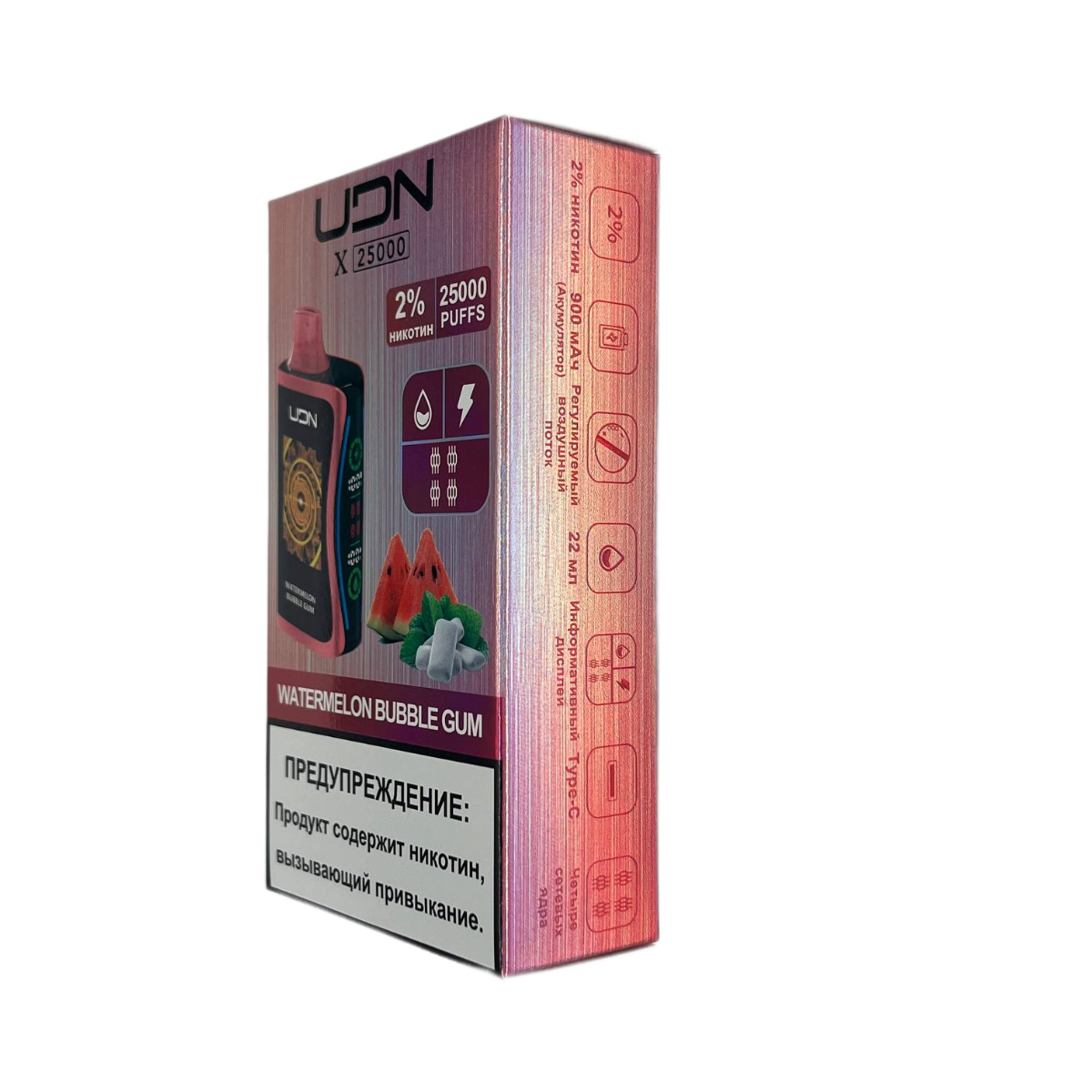 UDN X 25000 Ментос мятный 2%