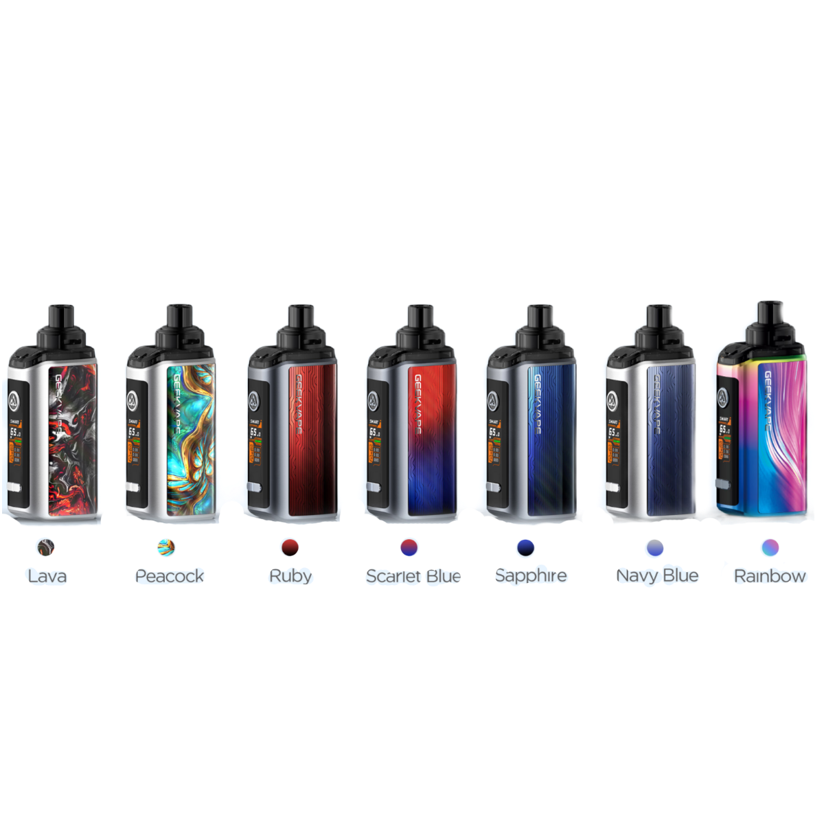 Geek Vape Obelisk 65 FC 2*1100mAh Pod Kit Голубой GV-139G