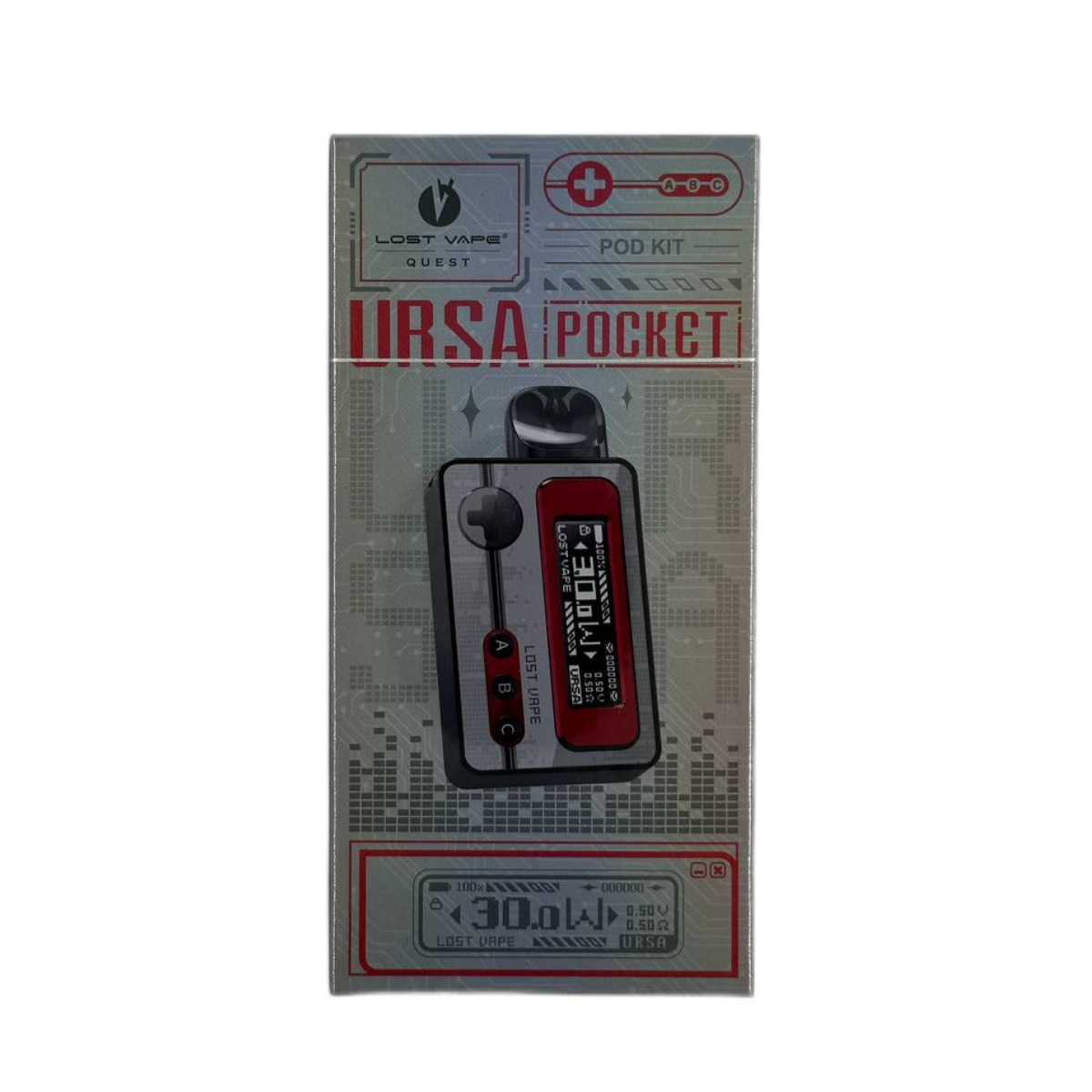 Lost Vape Ursa Pocket 1200mAh Hellsing Grey / Серый