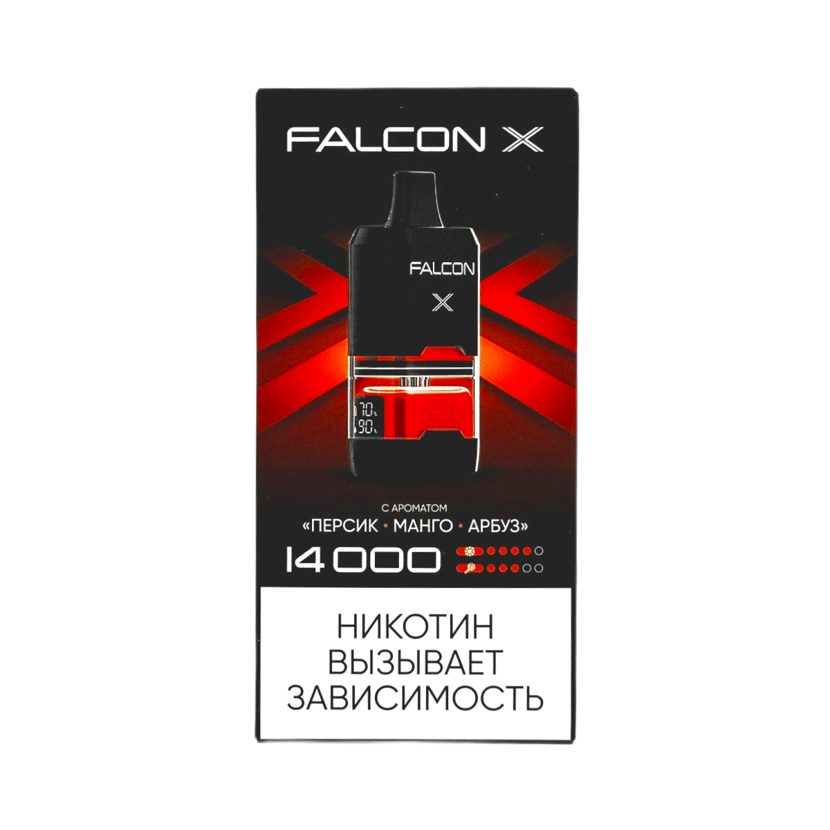 FALCON X 14000 Персик манго арбуз 2%