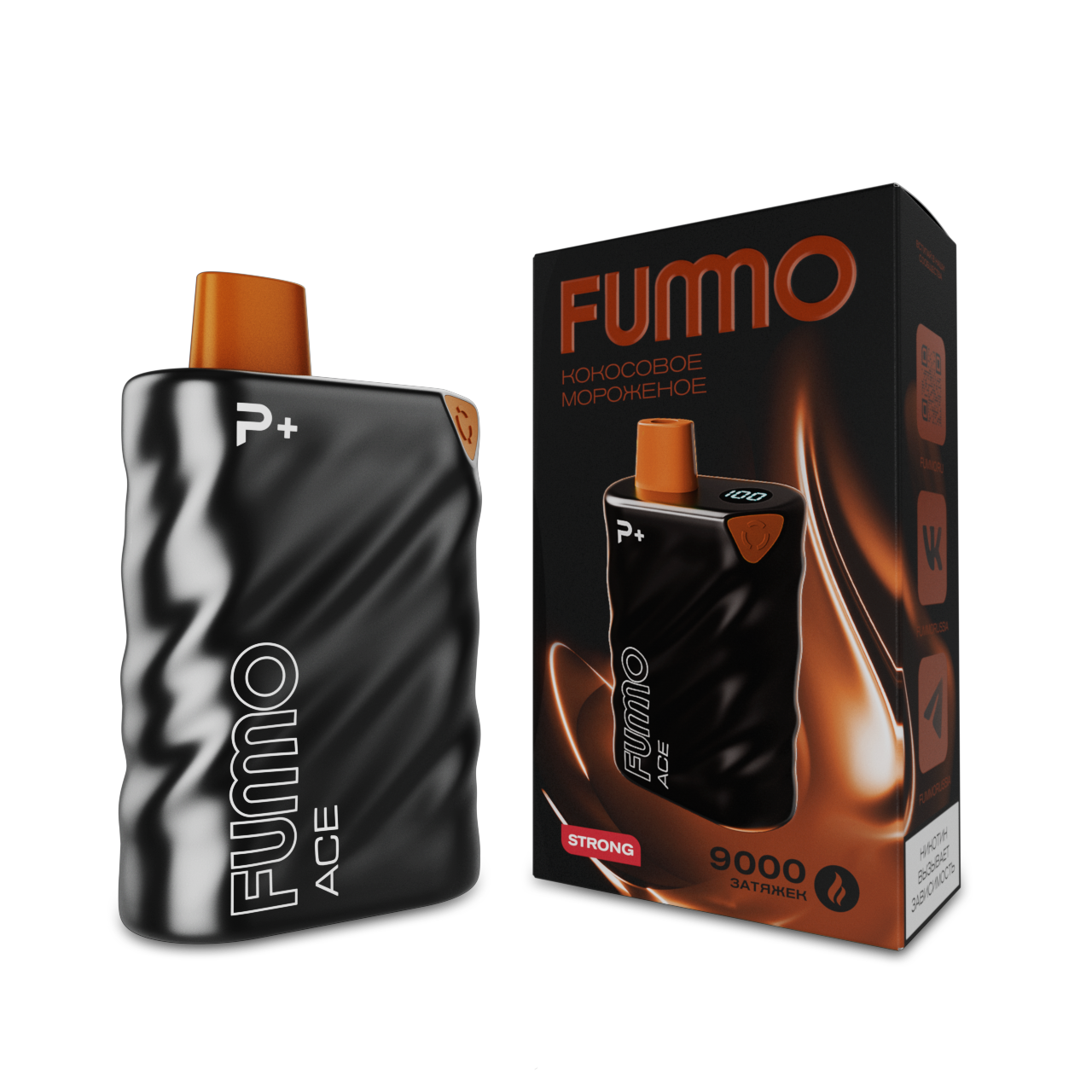 FUMMO ACE 9000 Кокосовое мороженое 2%