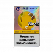 WAKA SMASH 6000 Банан кокос 2%