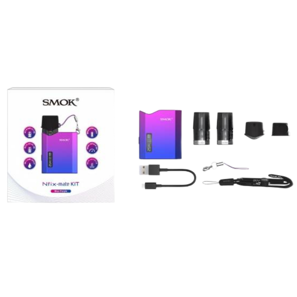 SMOK Nfix-mate 1100mAh Kit SMOK-074A Silver