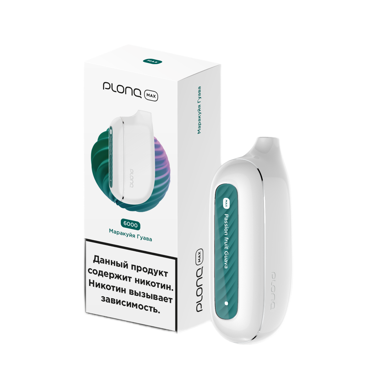 PLONQ MAX 6000 Гуава маракуйя 2%
