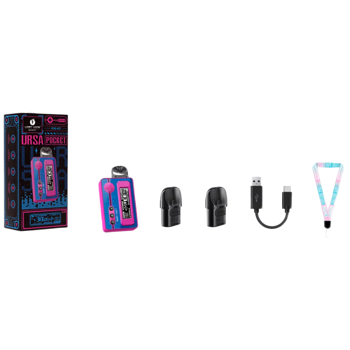 Lost Vape Ursa Pocket 1200mAh Saiyan Trunk / Сайян