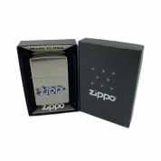 ZIPPO/49417 Zippo Design с покр. Black Ice®, латунь/сталь, чёрн., глянц., 38x13x57 мм