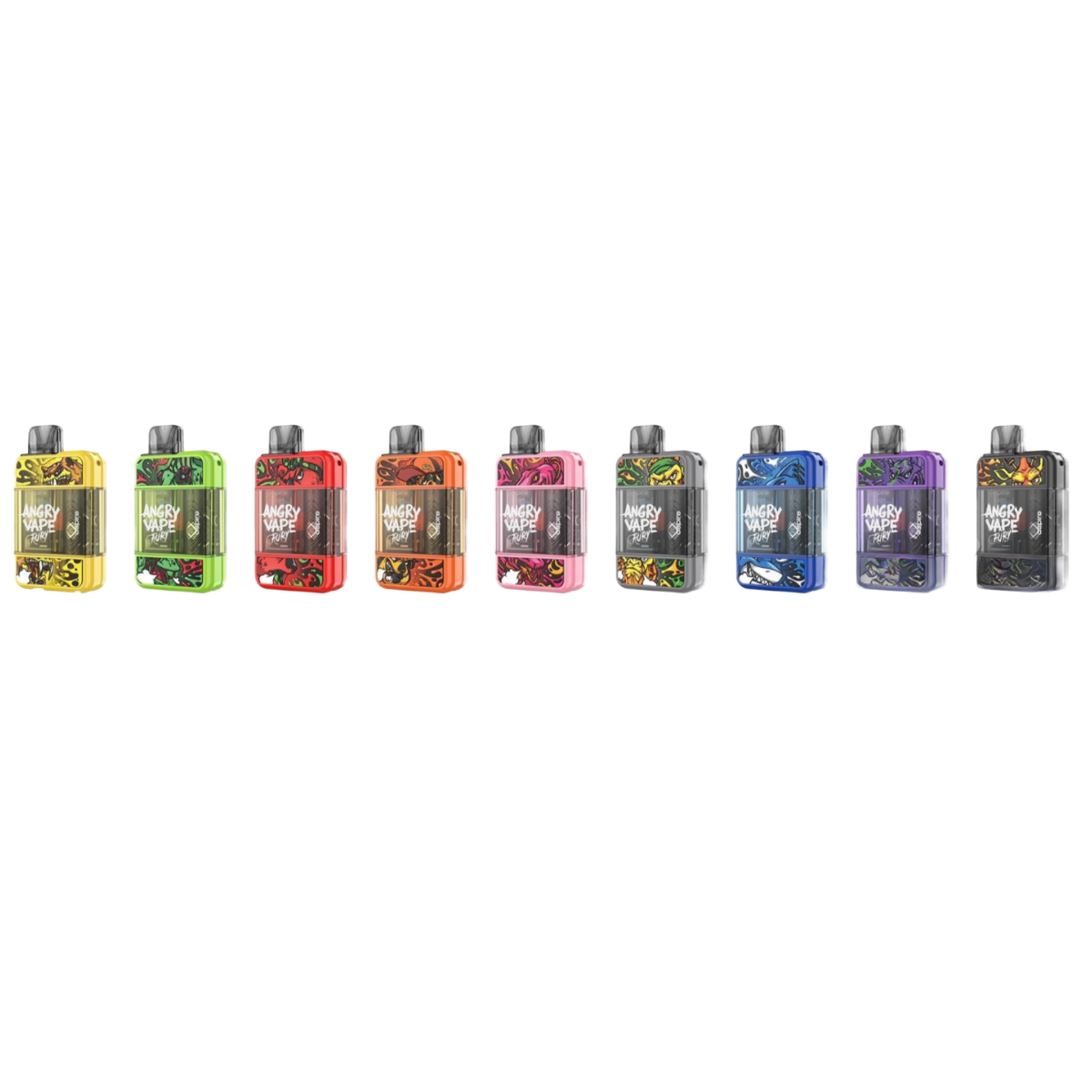 BRUSKO ANGRY VAPE FURY 650mAh Фиолетовый