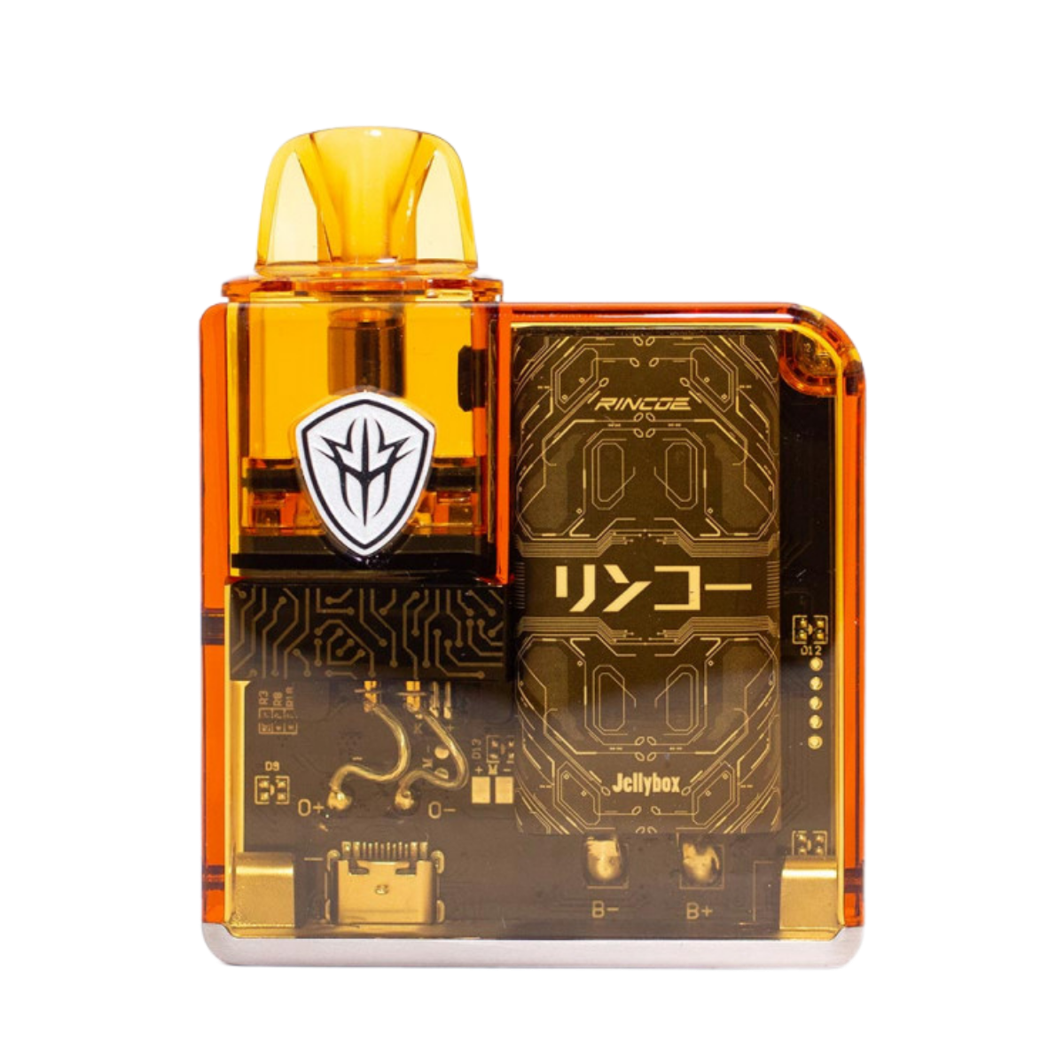 RINCOE Jellybox Nano 1000mAh Kit Amber Clear RK-017AC