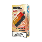 DUALL BAR 12000 Клубника банан 2%