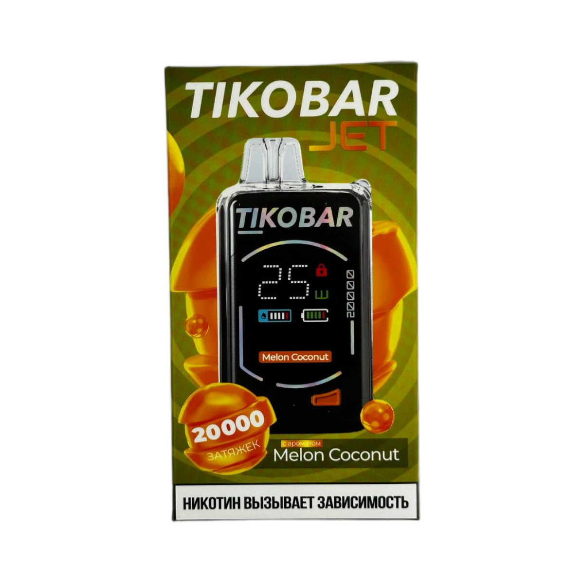 TIKOBAR JET 20000 Дыня кокос 2%