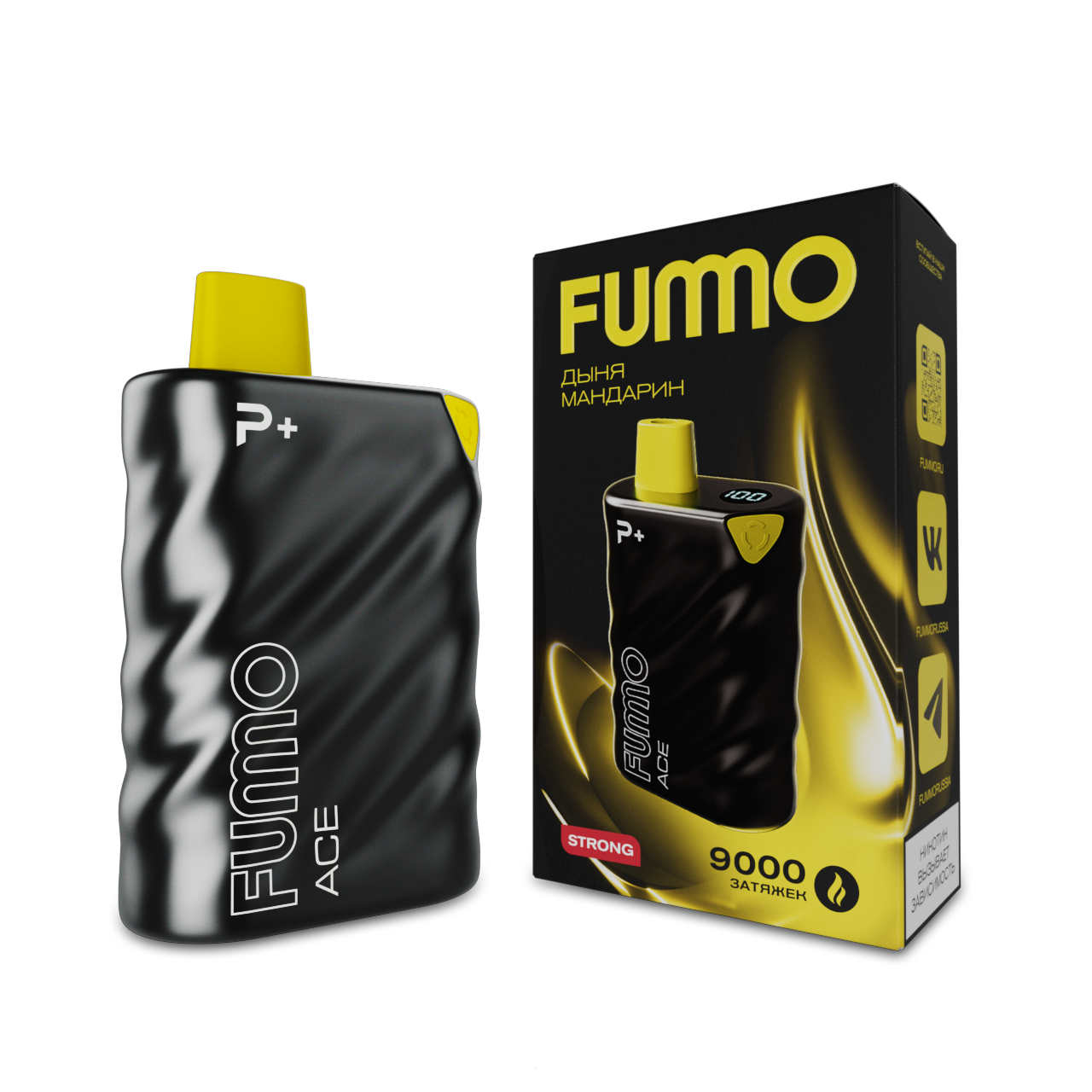 FUMMO ACE 9000 Дыня мандарин 2%