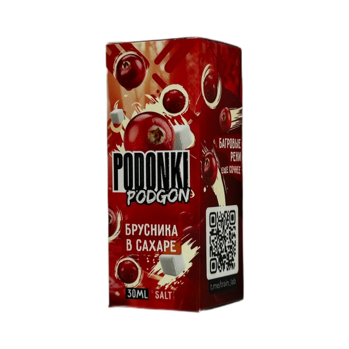 POD ONKI PODGON Брусника в сахаре 30мл.20мг.