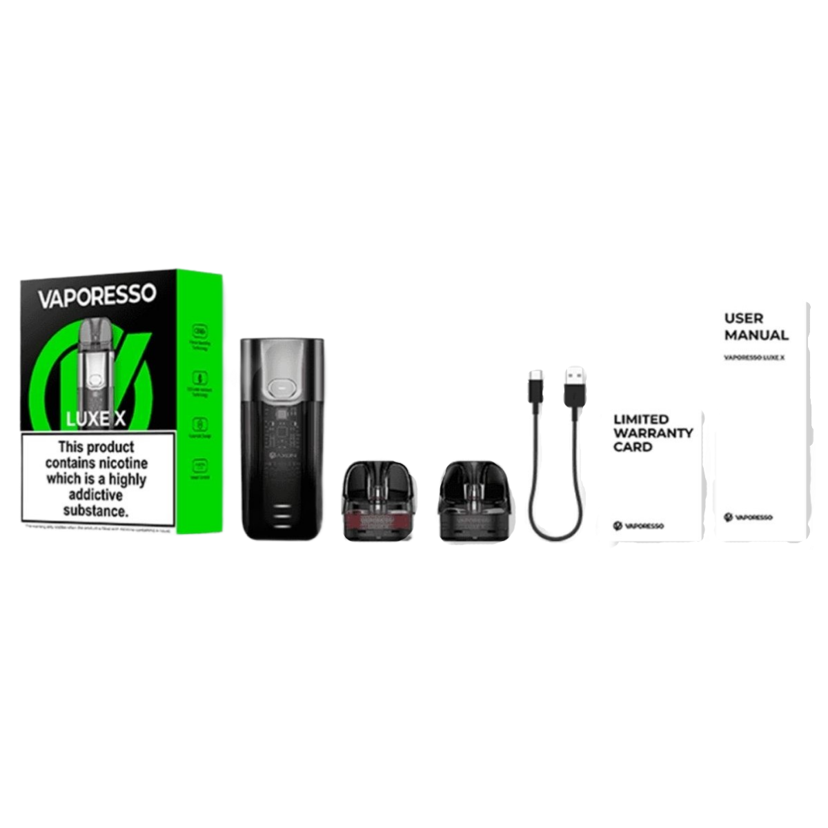 Vaporesso LUXE X 1500mAh Pod Kit 5ml Green VRR-0080B