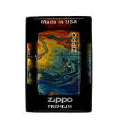 ZIPPO/48778 Classic покр.540 Tumbled Brass, лат/сталь, разноцветная
