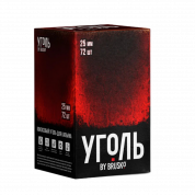 Уголь BRUSKO 72 шт (25mm)