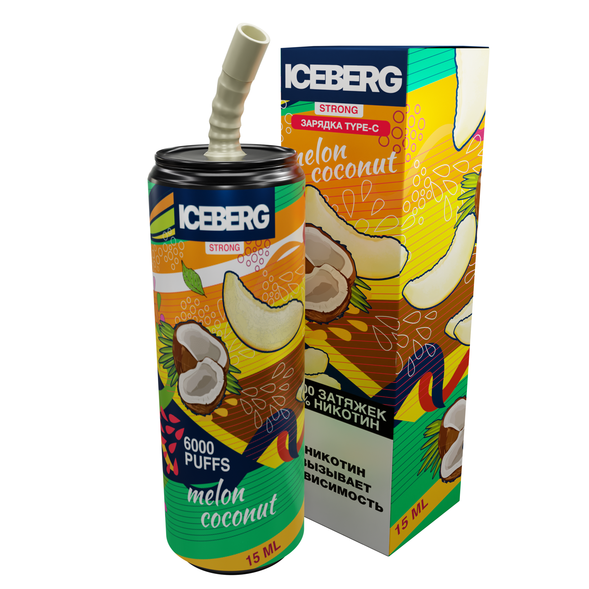 ICEBERG XXL 6000 Кокос дыня 2%