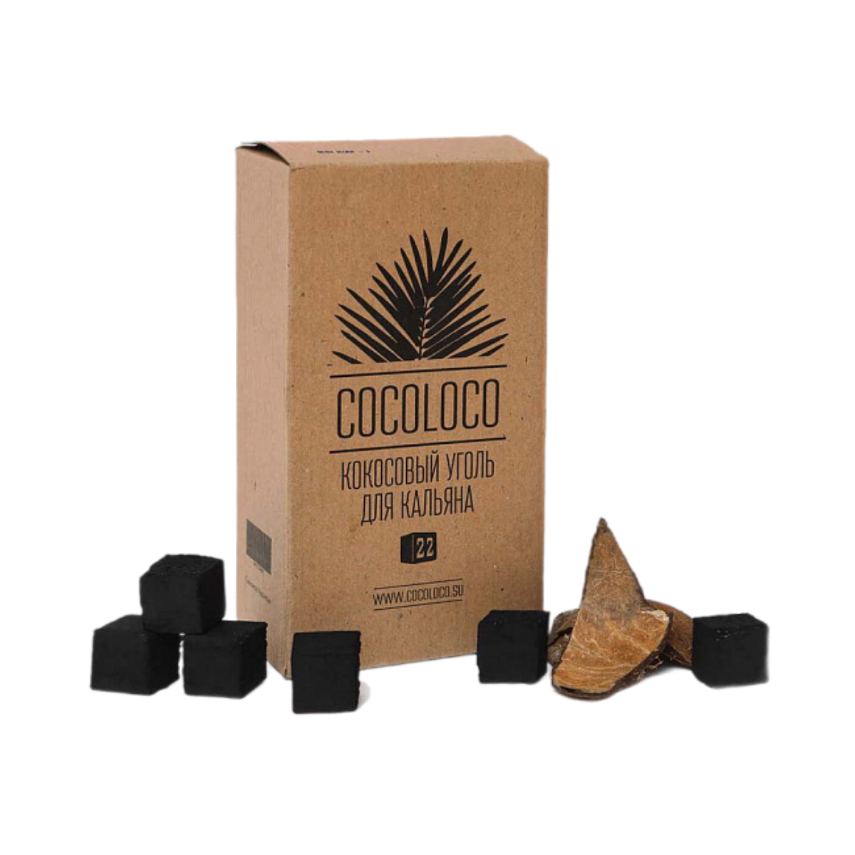 Уголь COCOLOCO (96шт/22mm)
