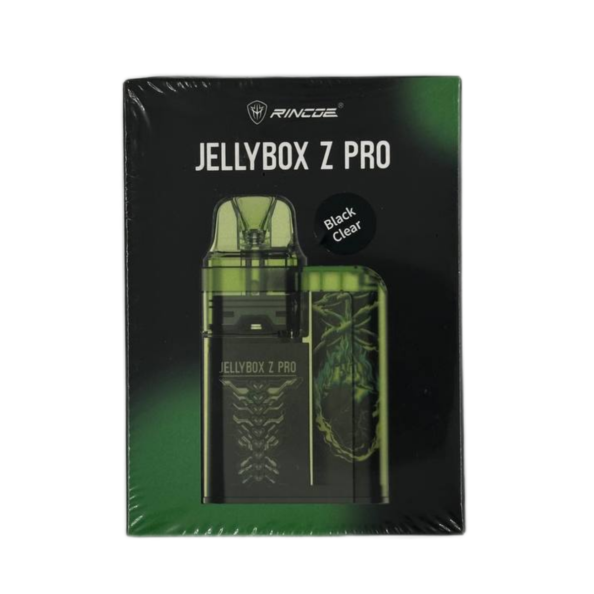 RINCOE Jellybox  Z Pro 600mAh Pod Kit Black Clear RK-034BC