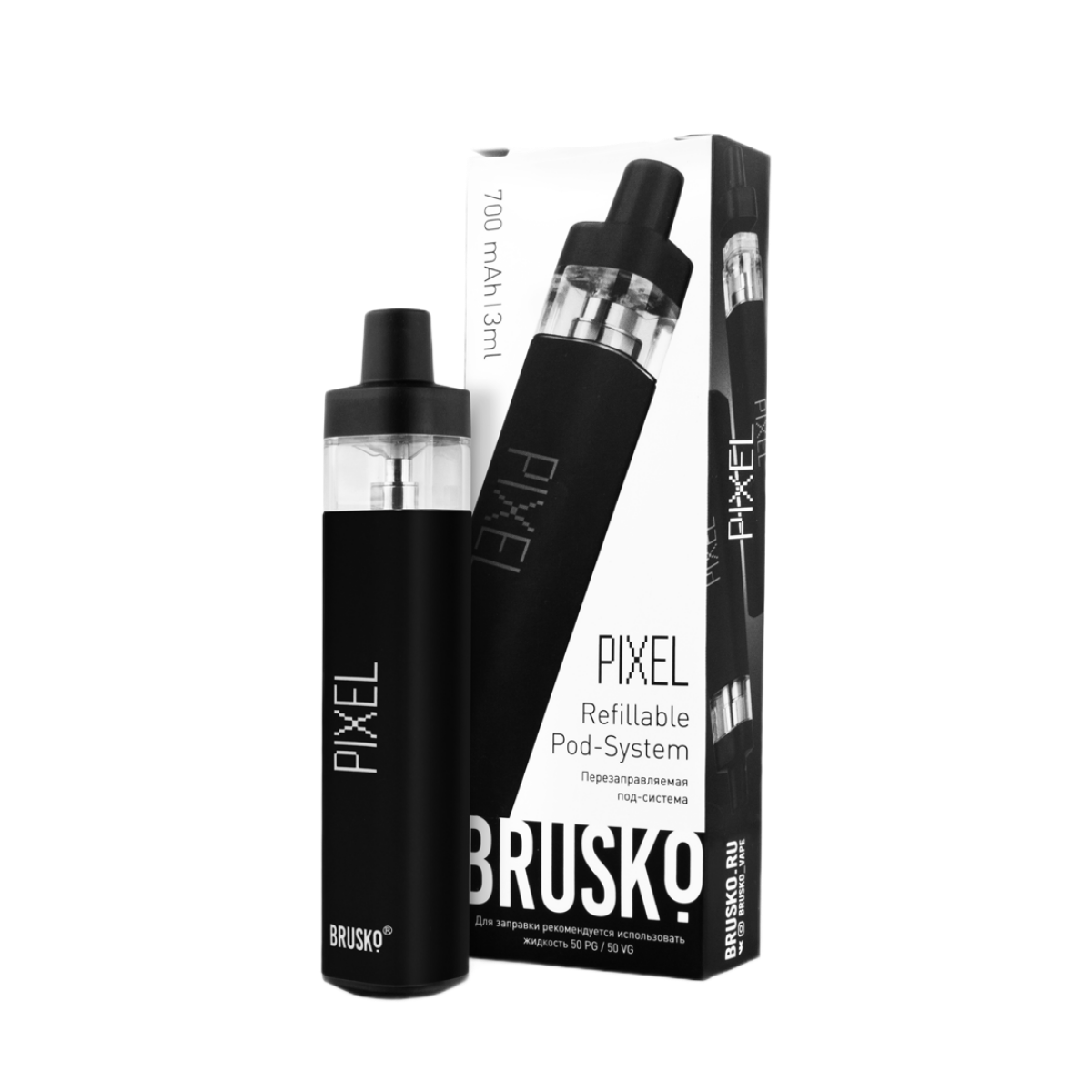 BRUSKO PIXEL 700mAh Черный
