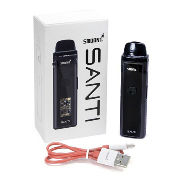 SMOANT SANTI 1100mAh 40W Pod Kit KL-039-SS Silver