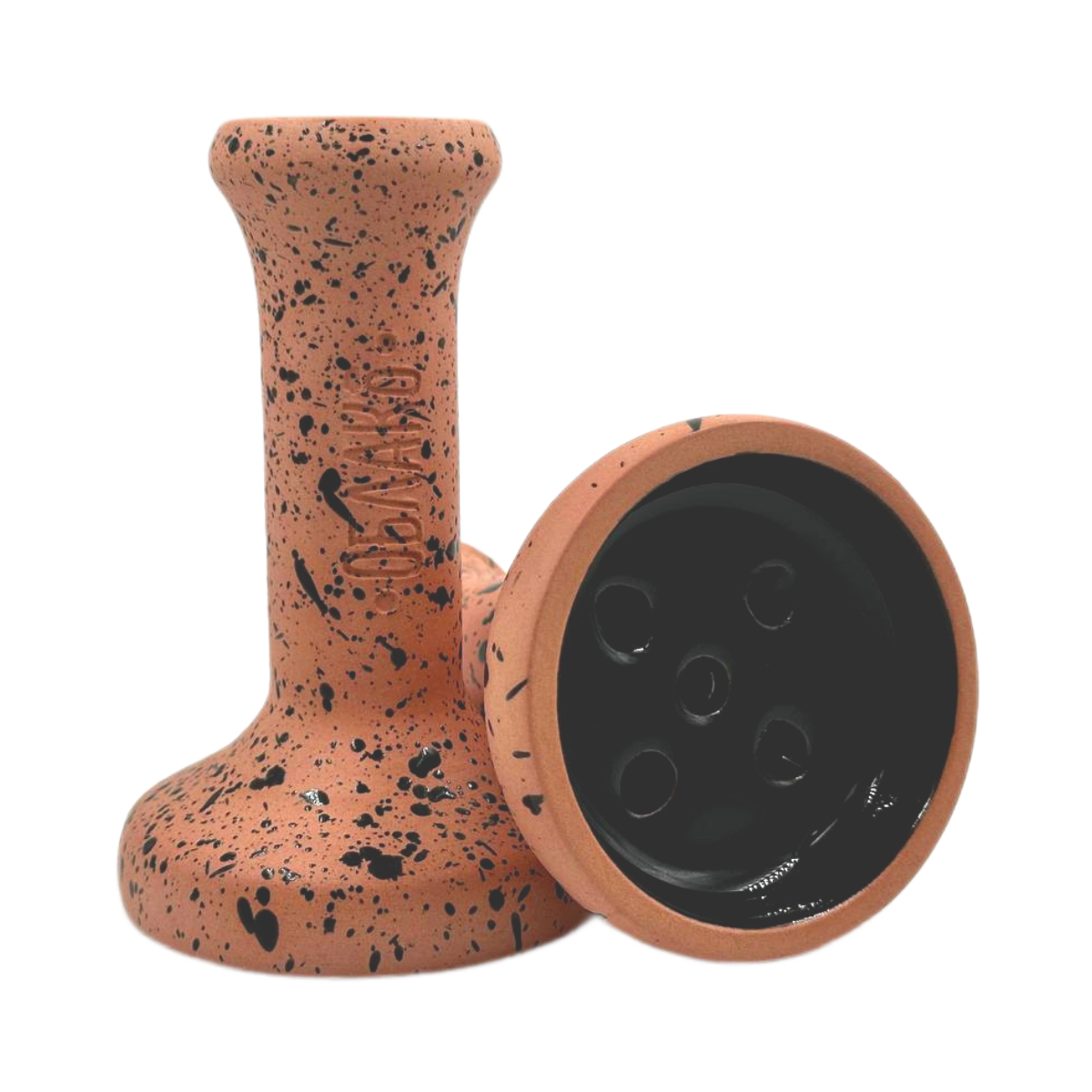 Кальянная чашка керамическая ОБЛАКО MONO Black розовый с черной