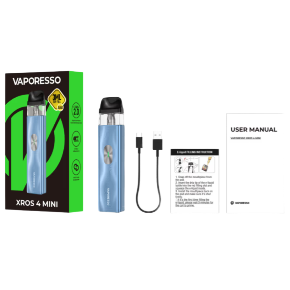 Vaporesso XROS 4 Mini 1000 mAh Pod Kit Camo Yellow
