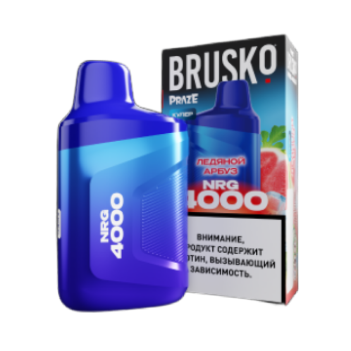 BRUSKO NRG 4000 Ледяной арбуз 2%