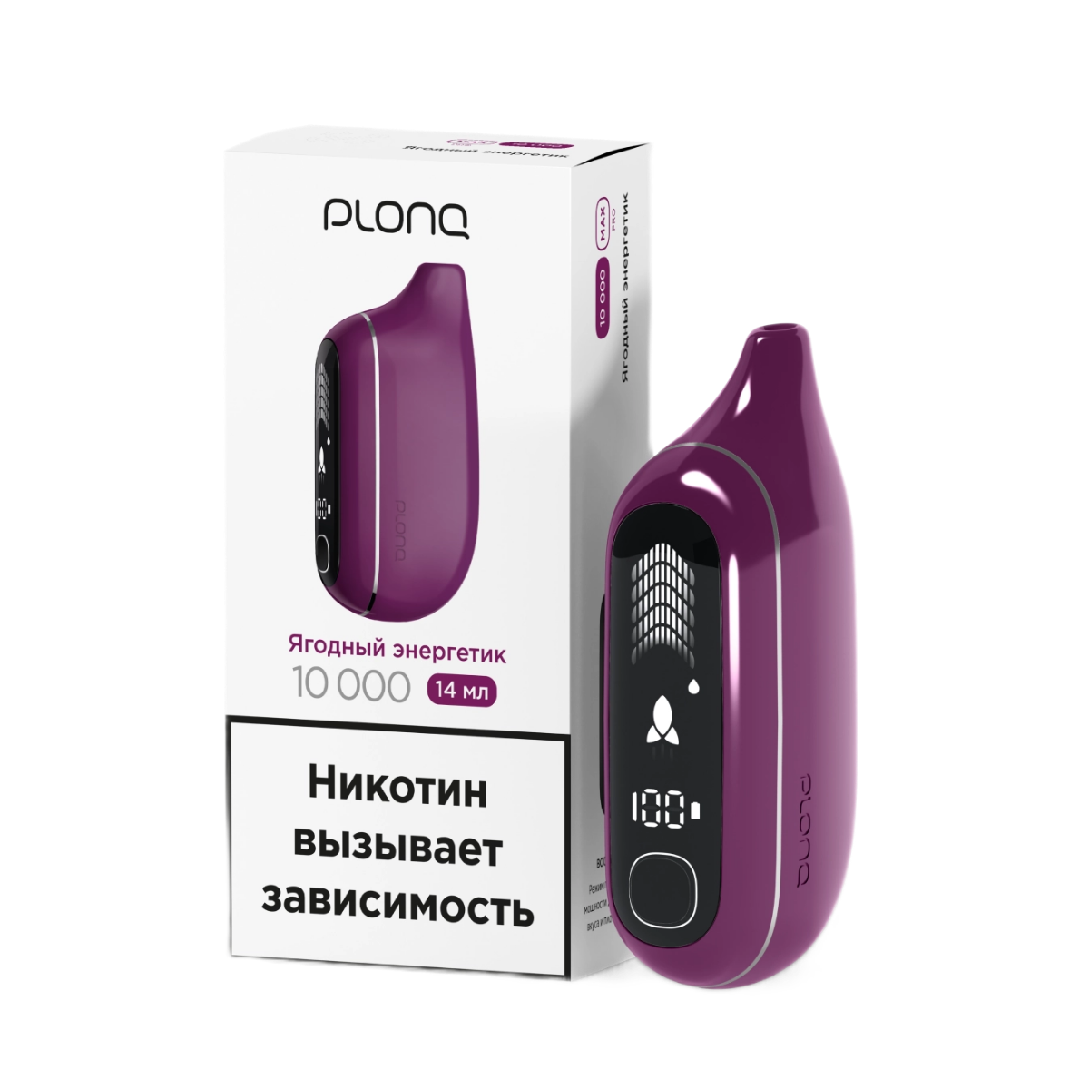 PLONQ MAX PRO 10000 Ягодный энергетик 2%