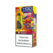 HQD CLICK PLUS 30000 Манго персик 2%