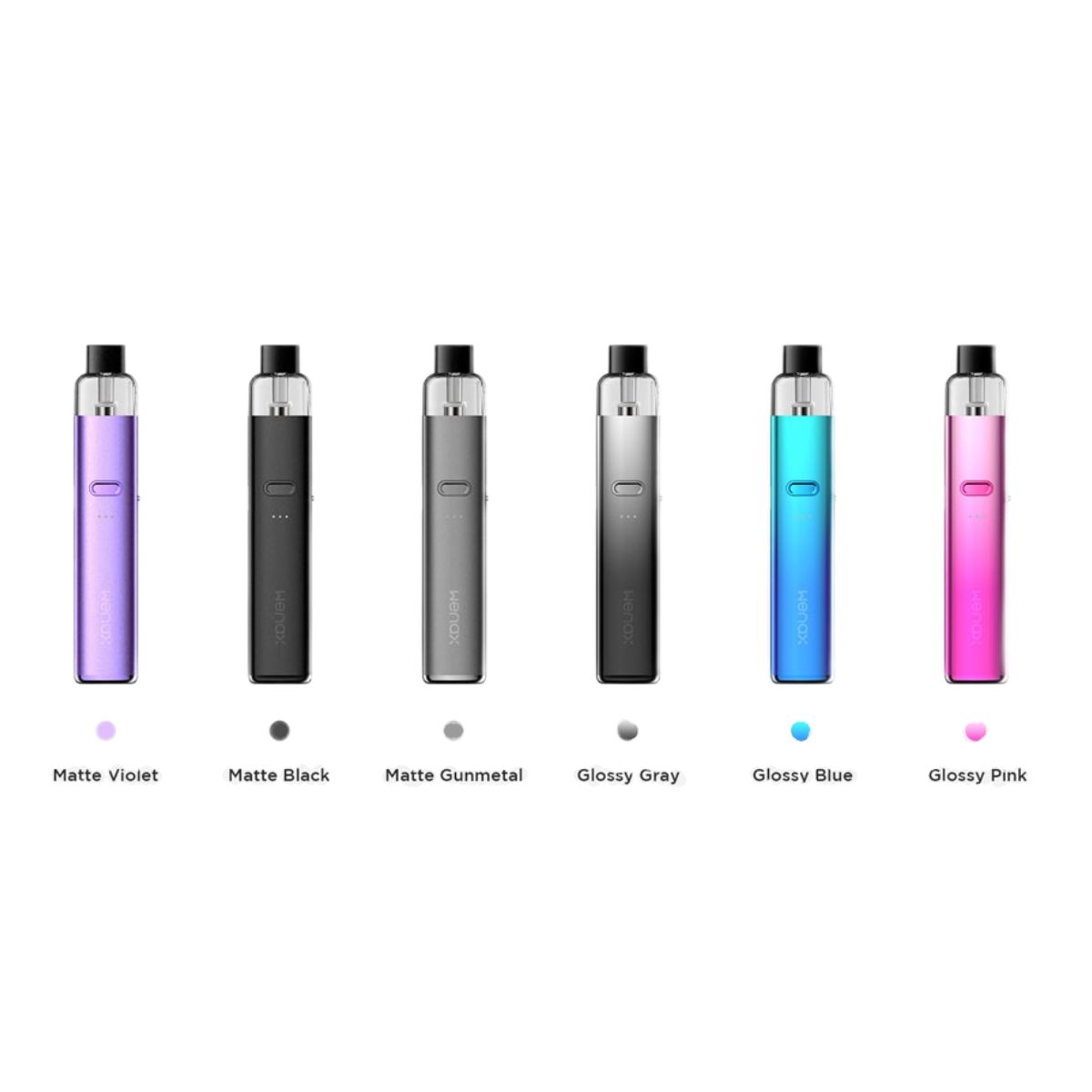 Geek Vape Wenax K2 Pod 1000mAh Kit Glossy Matte Gunmetal GV-160D