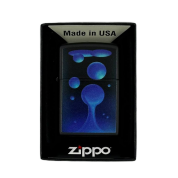 ZIPPO/48675 Lava Lamp, покр.Black Light лат/сталь, черн., матов.