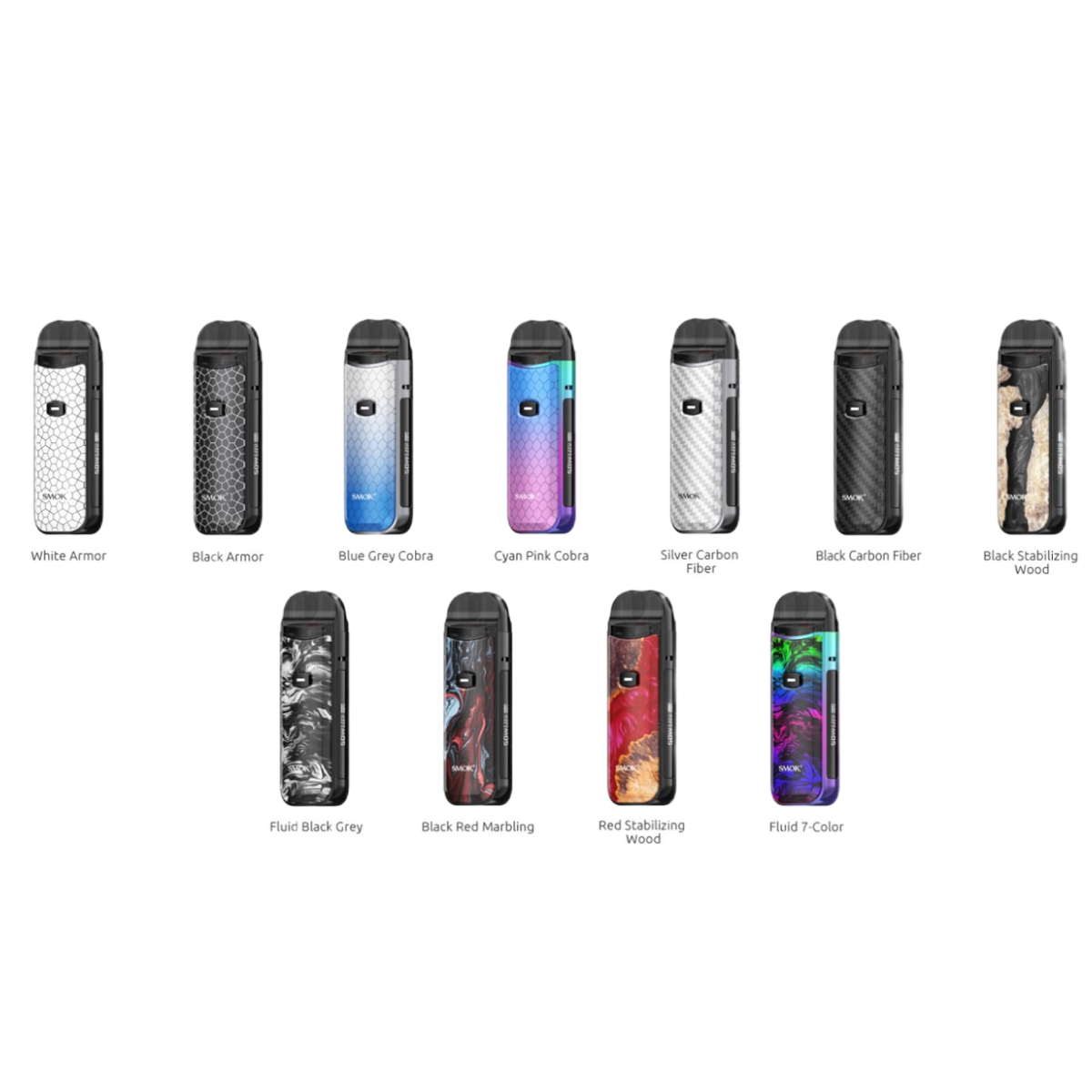 SMOK NORD 50W Pod Kit 1800mAh White Armor SMOK098A