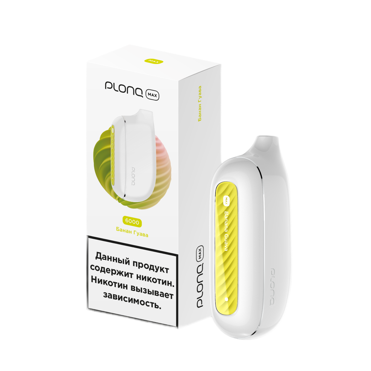 PLONQ MAX 6000 Банан гуава 2%