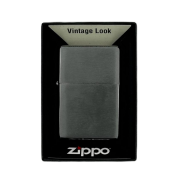 ZIPPO/230-25 Vintage 1937 покр.Brushed Chrome лат-сталь, сер.мат.
