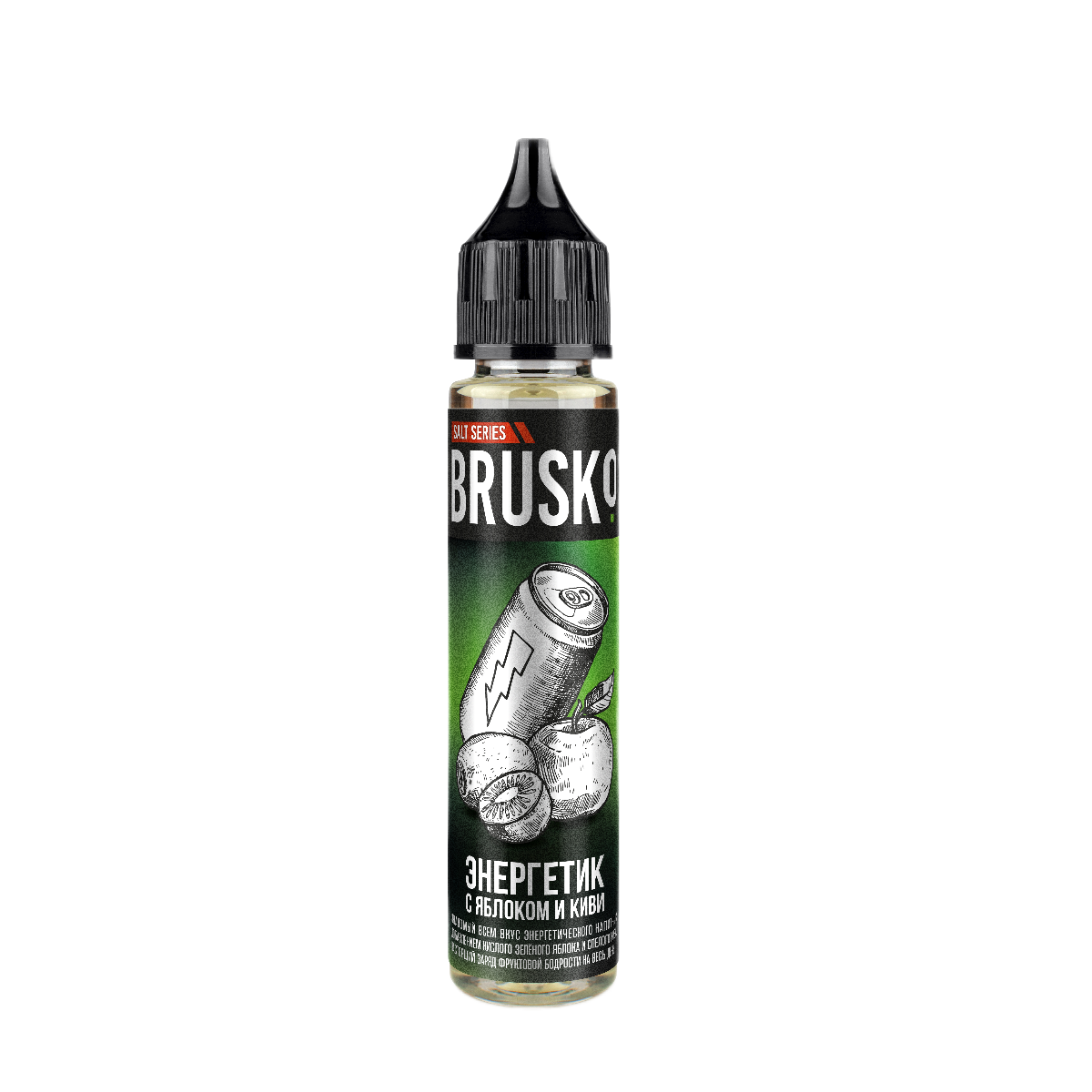 Brusko Salt Энергетик яблоко киви 30мл 5%