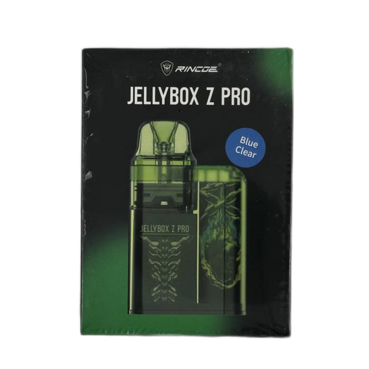 RINCOE Jellybox  Z Pro 600mAh Pod Kit Blue Clear RK-034LC