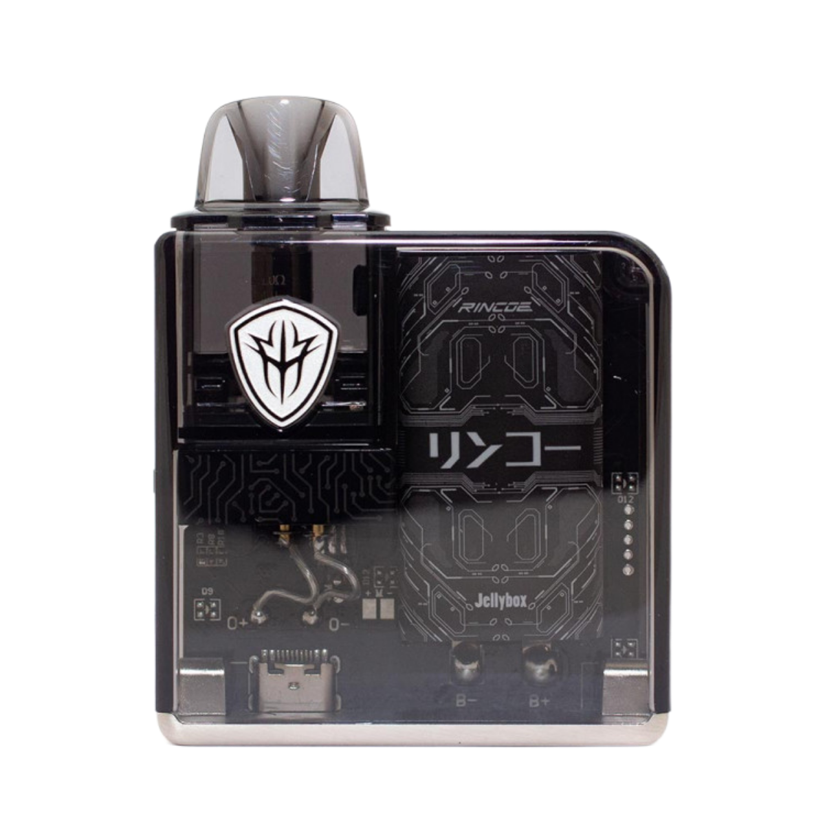 RINCOE Jellybox Nano 1000mAh Kit Black Clear RK-017BC