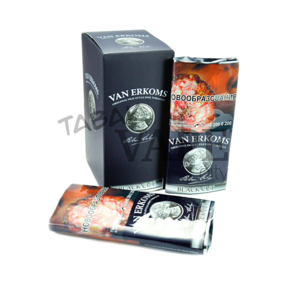 Табак трубочный VAN ERKOMS Black Cut 40 гр.